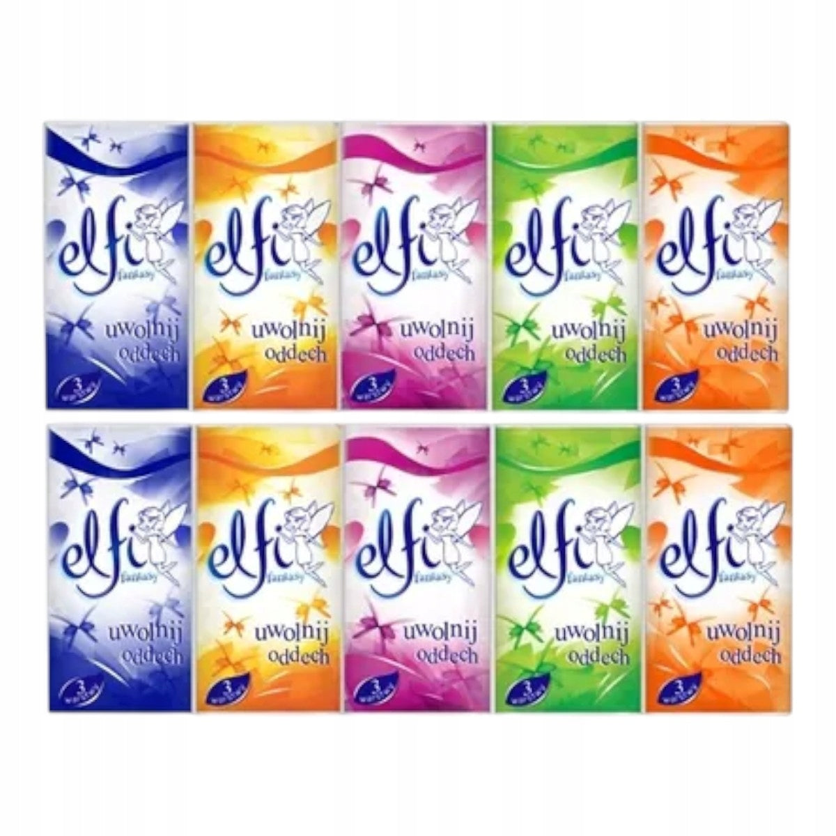 Elfi Fantasy kapesníky 10x10 ks 3w měkké jemné PZH