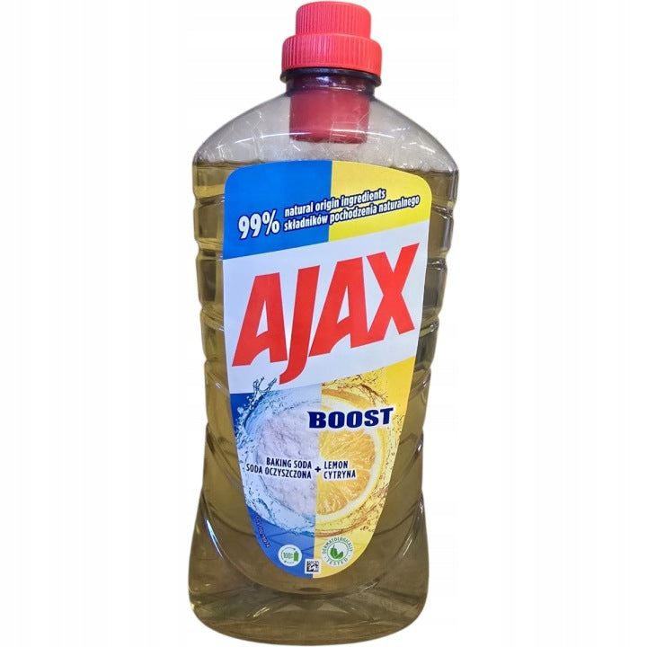 Ajax Čistič podlah boost citron soda 1l Bez šmouh 24h Vůně