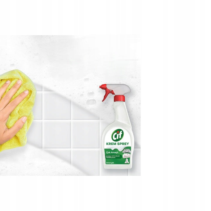 CIF Krém Sprej 750 ml Univerzální s Amoniakem Na Mastnotu na čištění