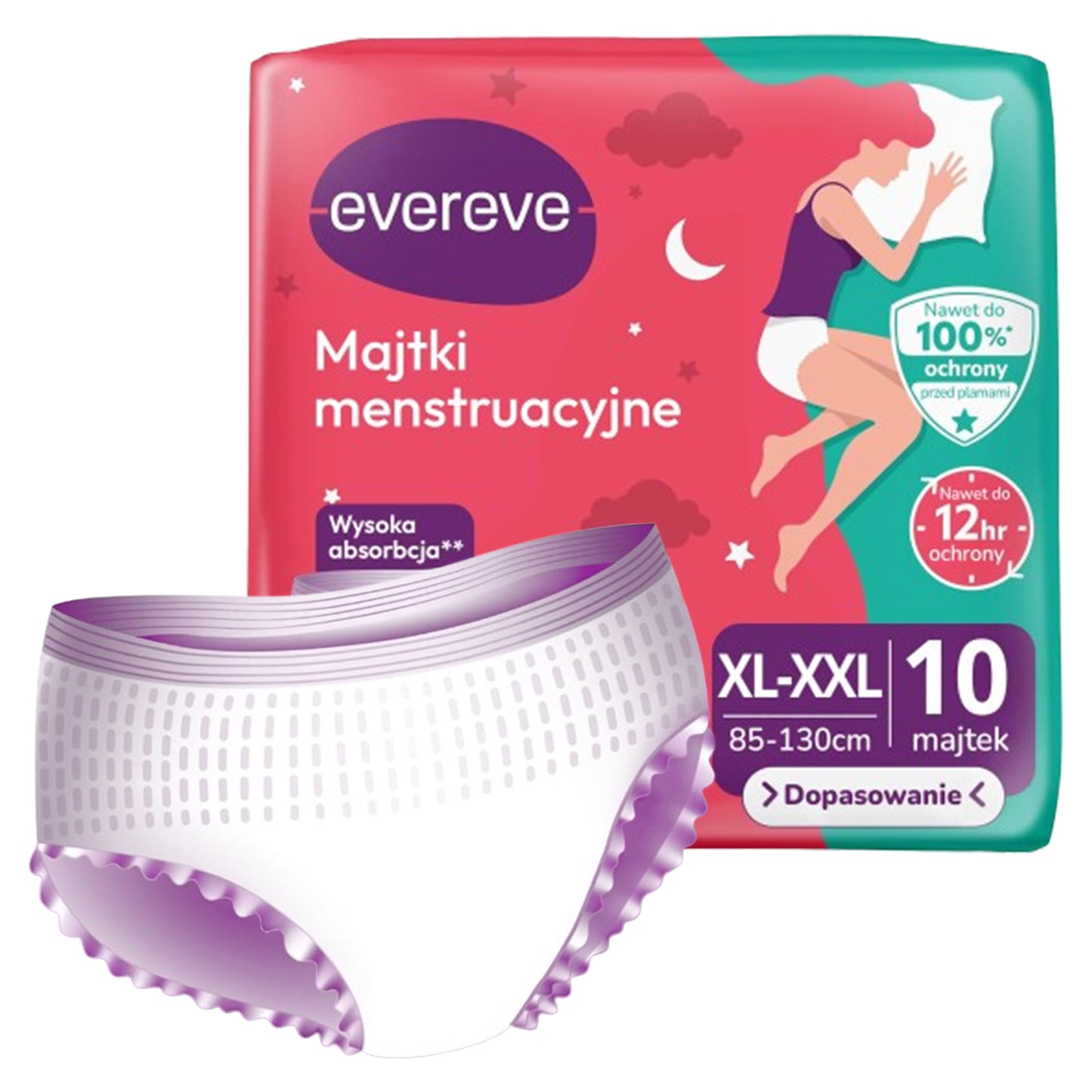 10 ks - Savé menstruační kalhotky pro ženy - EVEREVE