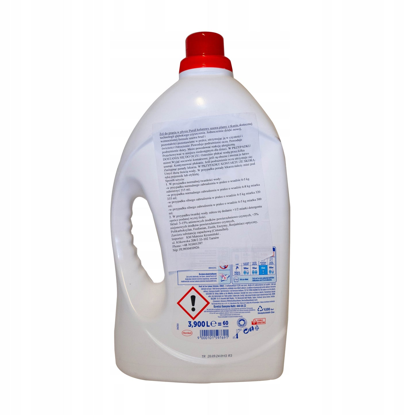 Persil Deep Clean Color prací gel na barevné prádlo 3,9 l