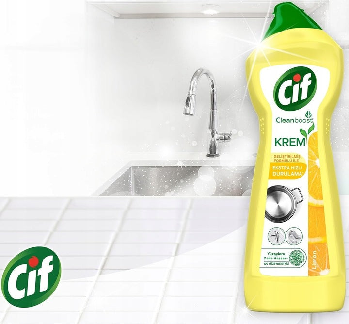 Cif Cleanboost Univerzální čisticí mléko - Citrón 500 ml