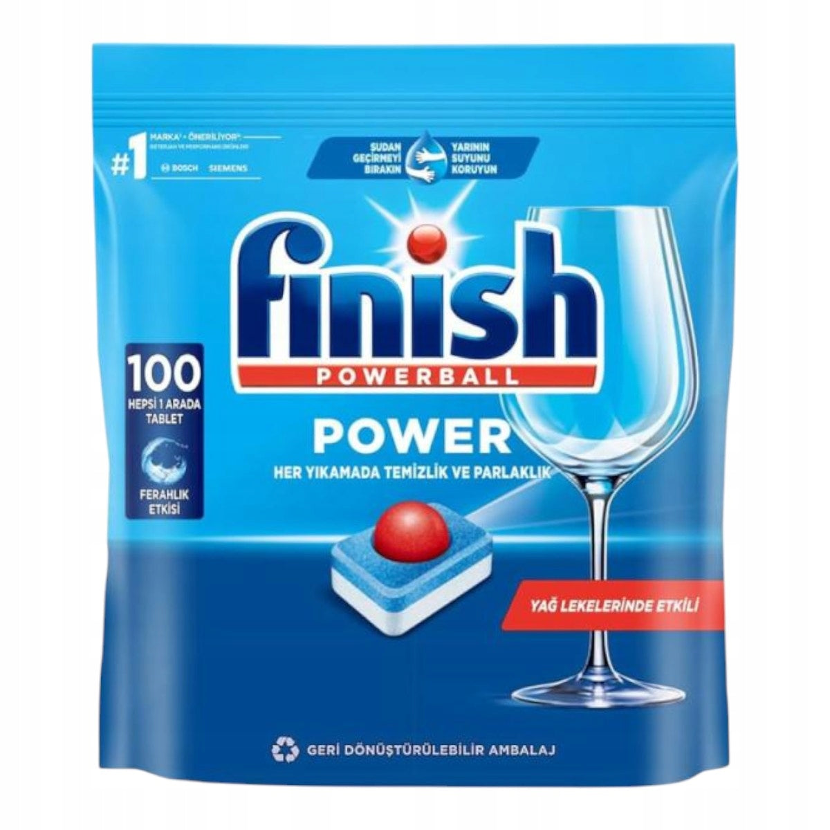 Kapsle do myčky Finish Powerball Power 100 ks