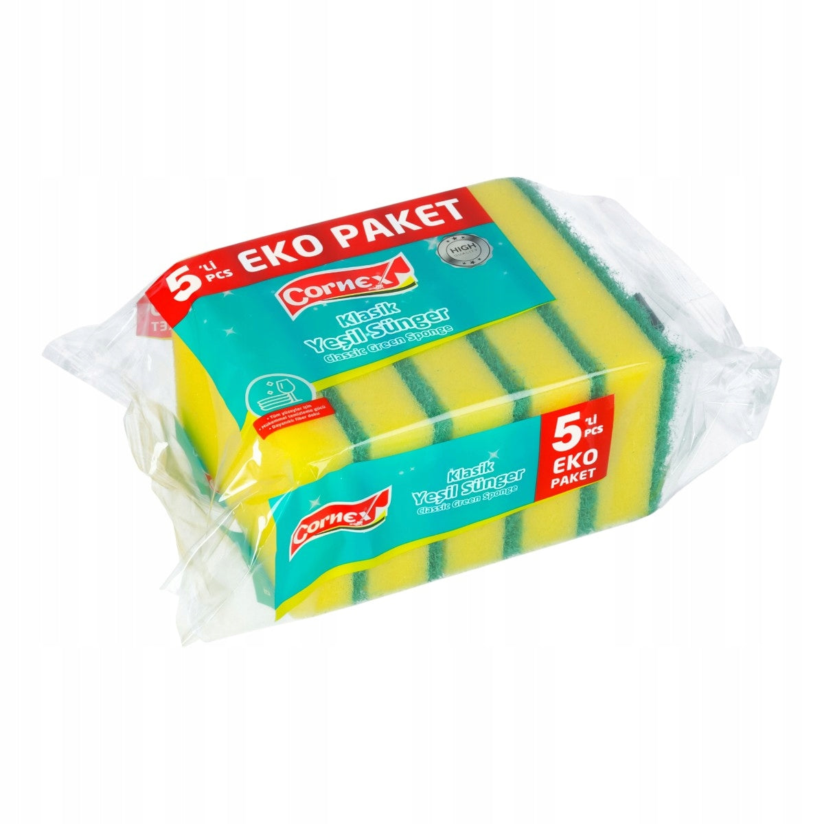 Houbičky na mytí nádobí Cornex 5 ks