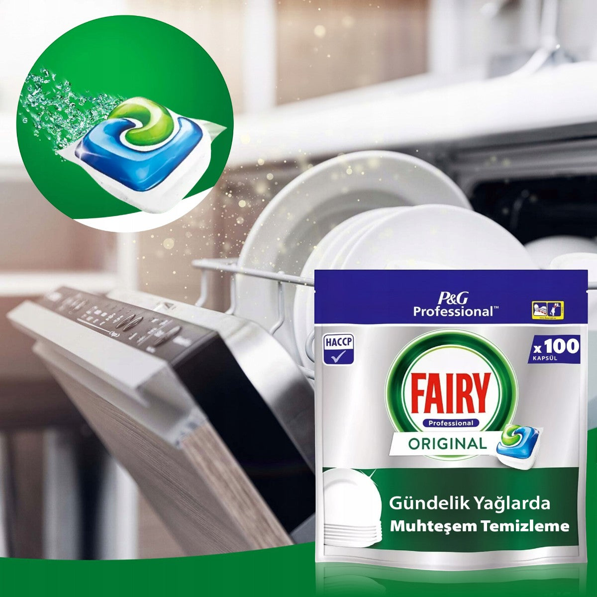 Kapsułki do zmywarki Fairy Professional Original 100 szt