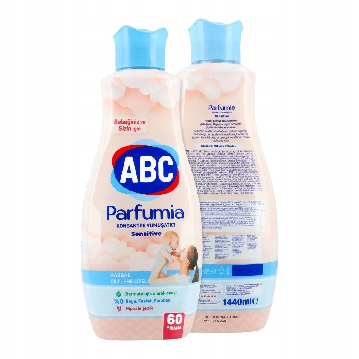 Aviváž ABC Sensitive 1,44 l 60 praní 