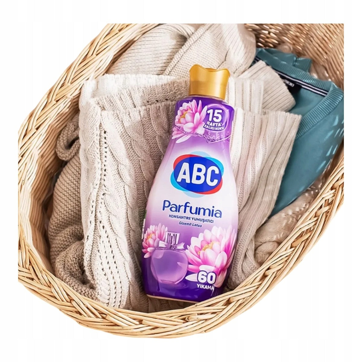 Płyn do Płukania Tkanin ABC -  Lotos 1,44L 60 prań