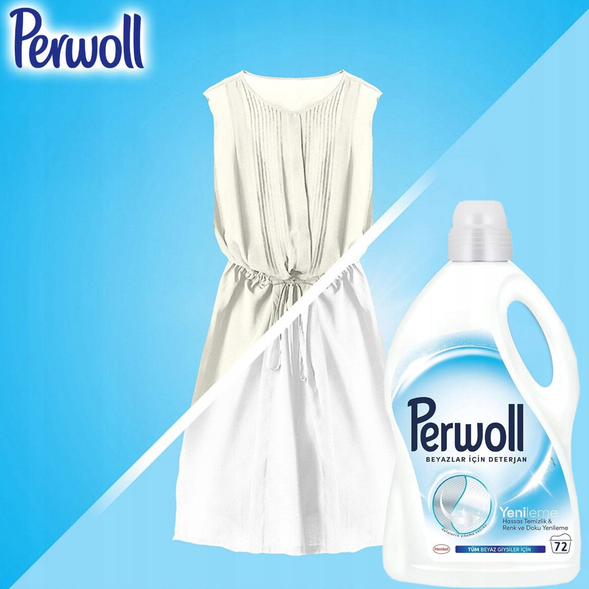 Prací prostředek Perwoll Renew White 3,96 l