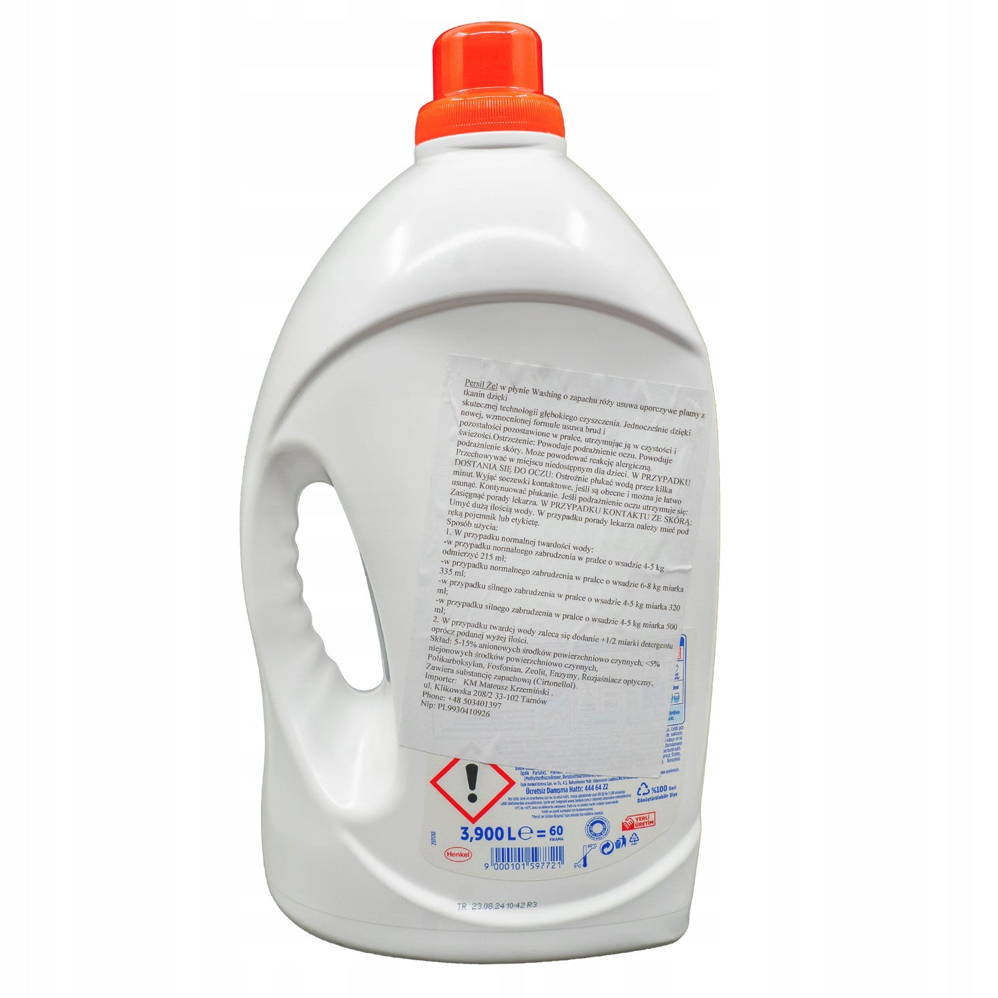 Persil Deep Clean White prací gel 3,9 l růžový