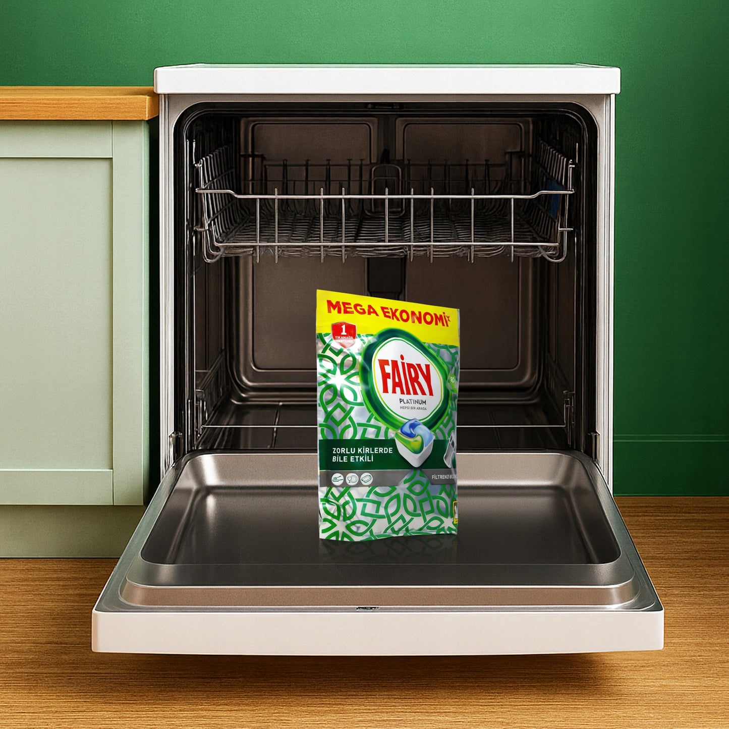 Kapsle do myčky Fairy Platinum 81 ks