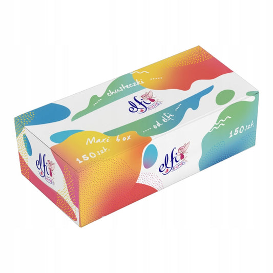 Elfi Friendly balení 2 kapesníků, 150 ks, Maxi Box