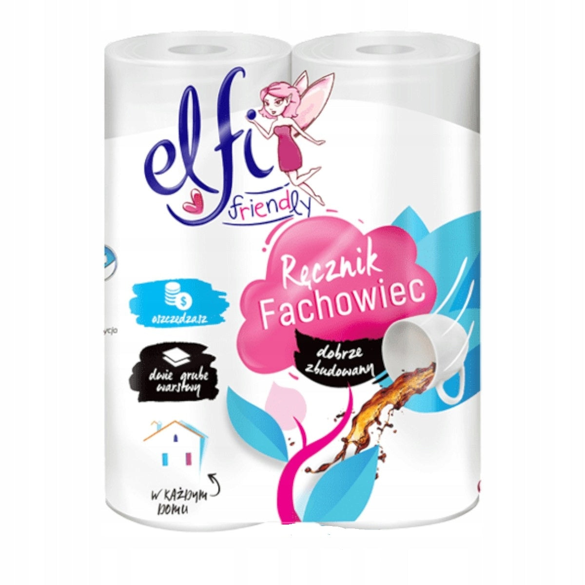 Elfi Friendly Fachowiec papírový ručník 2 role 2-vrstvý silný savý