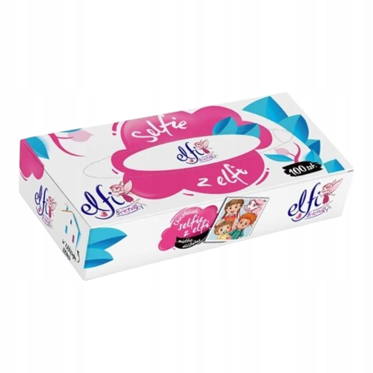 Selfie kapesníky v krabičce, 100 ks.
