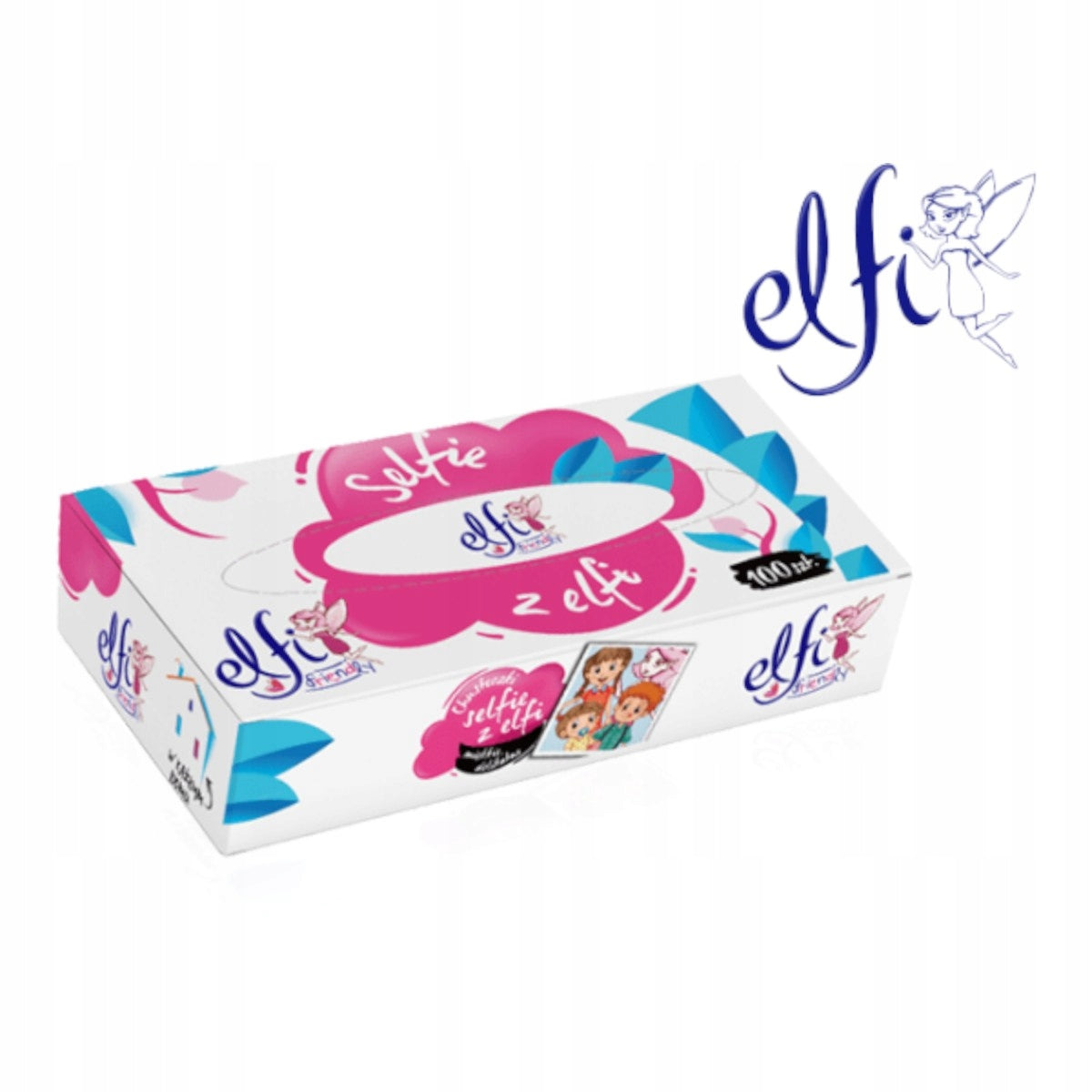 Selfie kapesníky v krabičce, 100 ks.