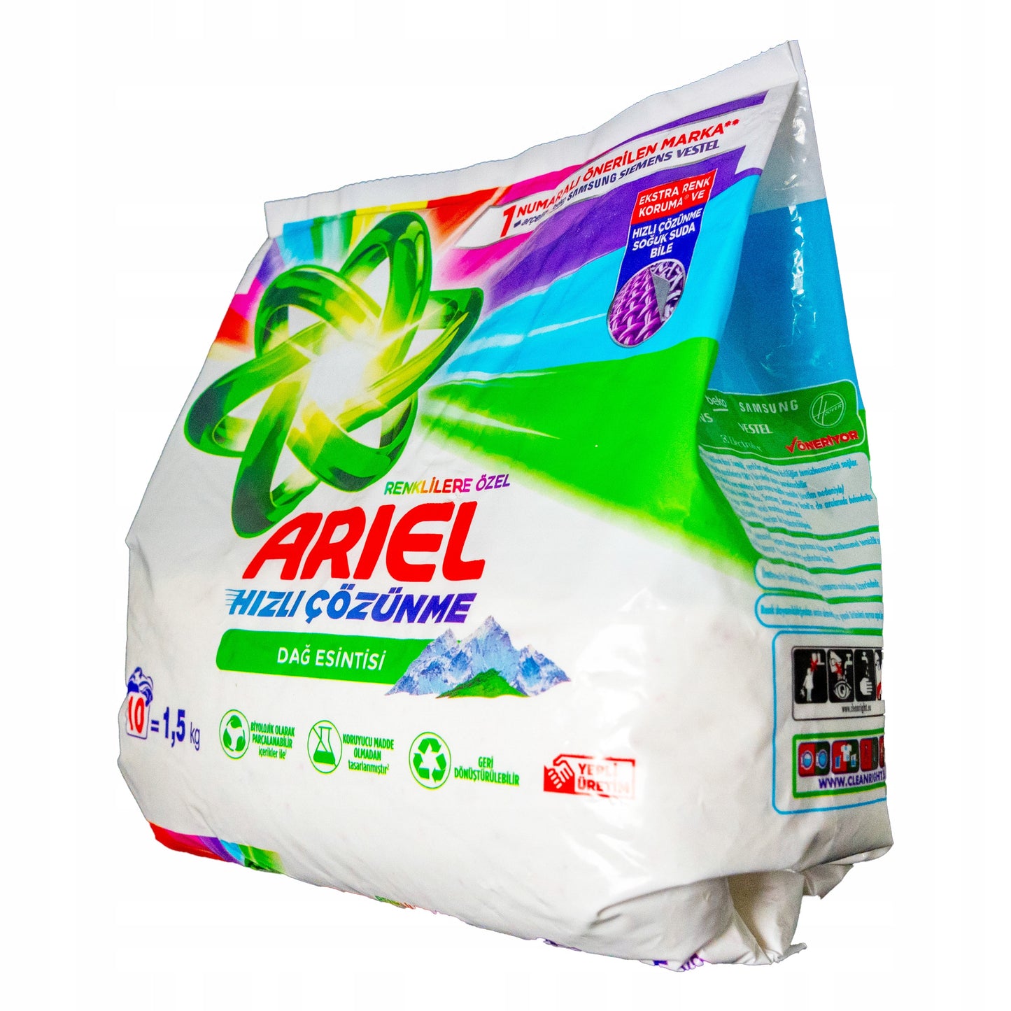 Prací prášek Ariel Color na barevné prádlo 4,5 kg 