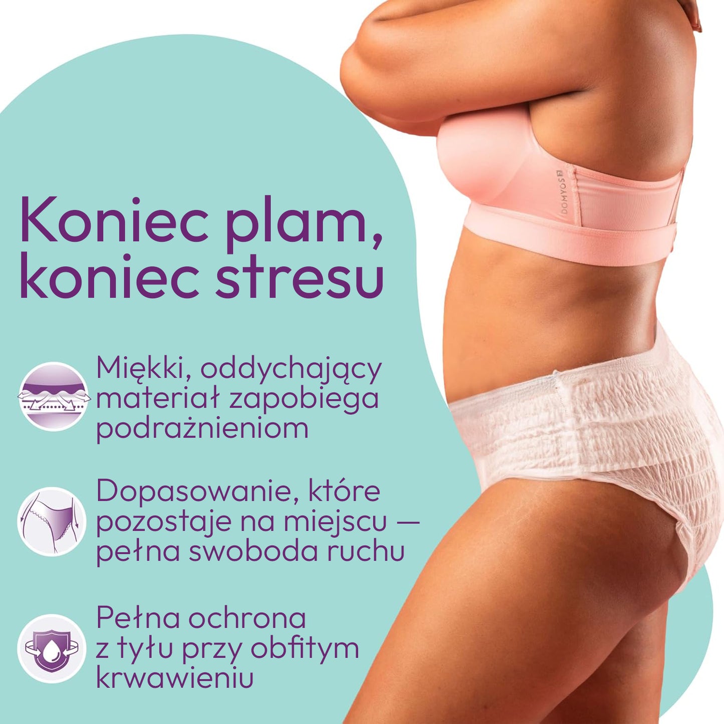 30 ks - Savé menstruační kalhotky pro ženy - EVEREVE 