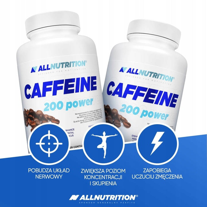 ALLNUTRITION Caffeine 200 Power 200 mg kofeina 100 kapsułek