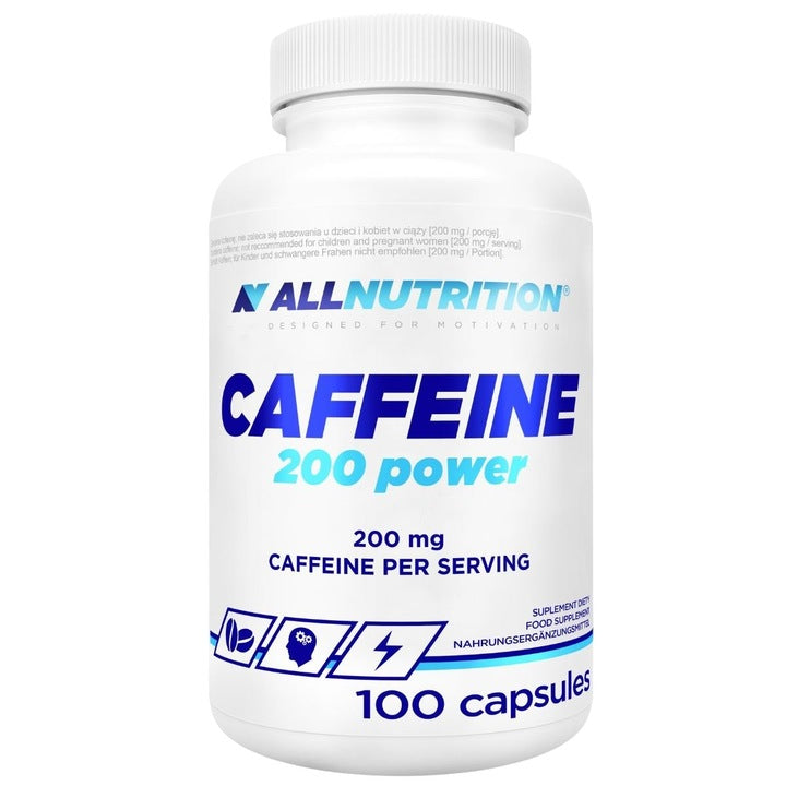 ALLNUTRITION Caffeine 200 Power 200 mg kofeina 100 kapsułek