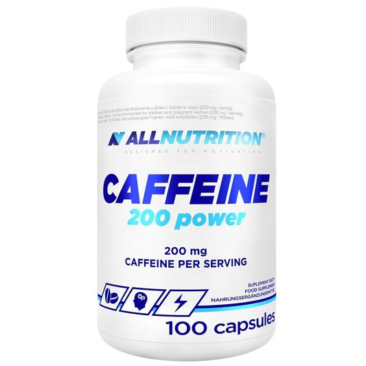 ALLNUTRITION Caffeine 200 Power 200 mg kofeina 100 kapsułek