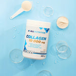 ALLNUTRITION Collagen 10 000 mg Wit C Kwas Hialuronowy 480 g Truskawka