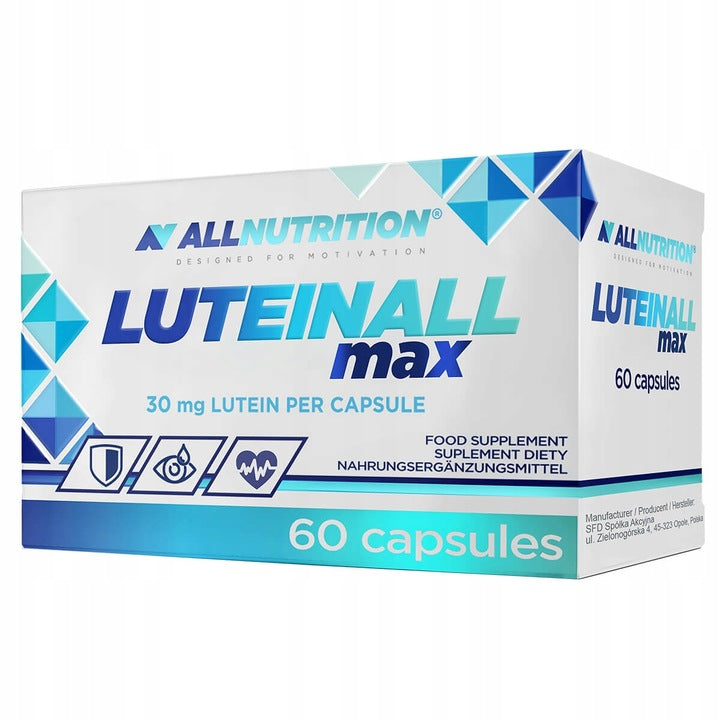 ALLNUTRITION LUTEINALL MAX 60 kaps Luteina 30mg na wzrok ochrona oczu