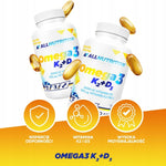 ALLNUTRITION Omega 3 D3 2000IU K2 MK-7 100µg 30 kaps. serce mózg odporność