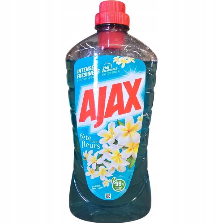 Ajax Čistič podlah Květ laguny 1l Beze šmouh Vůně 24h