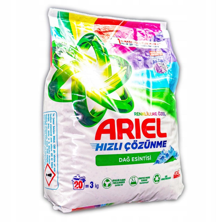 Prací prášek Ariel na barevné prádlo 3 kg 