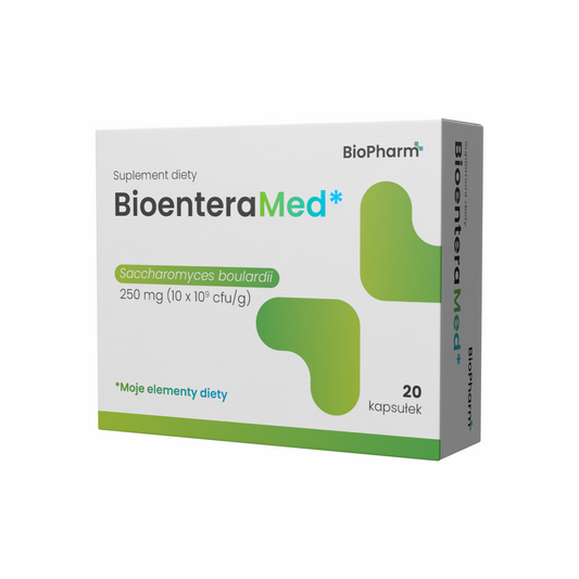 Probiotikum Bioentera Med BioPharm Saccharomyces boulardii 250 mg 20 kapslí