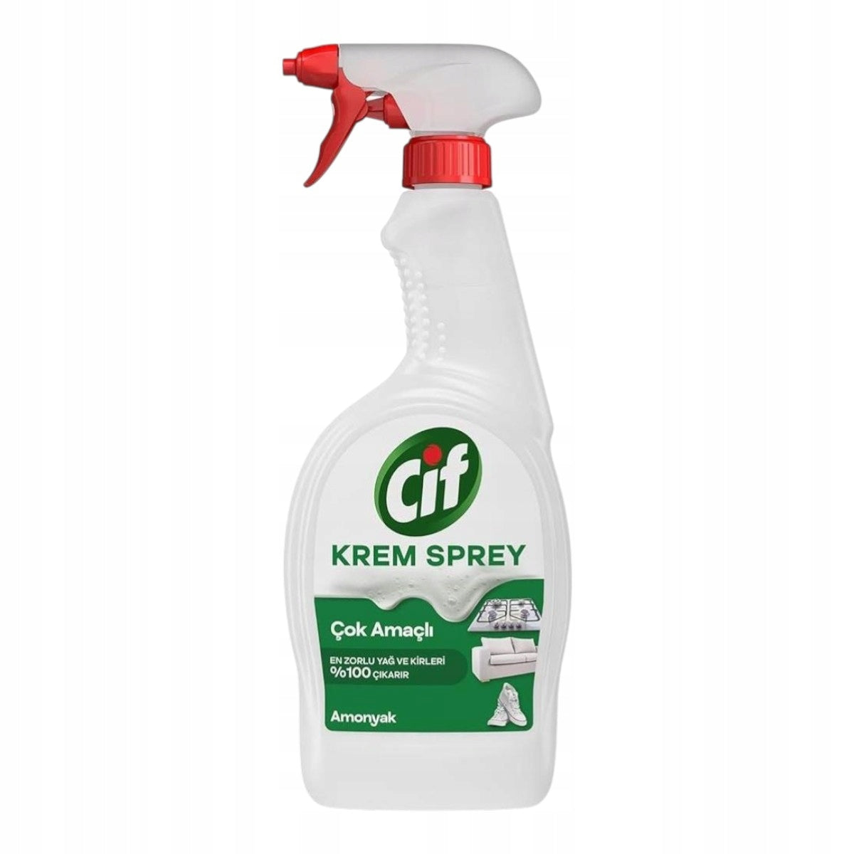CIF Krém Sprej 750 ml Univerzální s Amoniakem Na Mastnotu na čištění