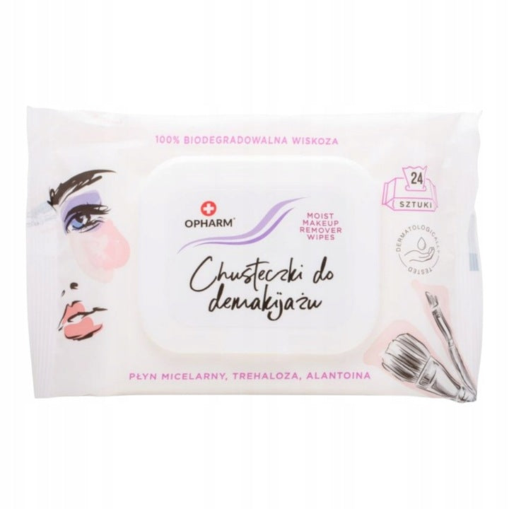 Opharm micelární odličovací ubrousky s trehalózou a alantoinem 24 ks.