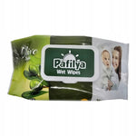 Vlhčené ubrousky Pafilya Olivová pro děti i dospělé, 120 ks.