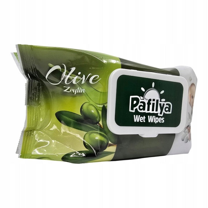 Vlhčené ubrousky Pafilya Olivová pro děti i dospělé, 120 ks.