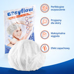 Víčko EasyFlow 2 v 1 pro mytí vlasů bez vody se šamponem a kondicionérem – 1 ks pro ležící a nemocné osoby