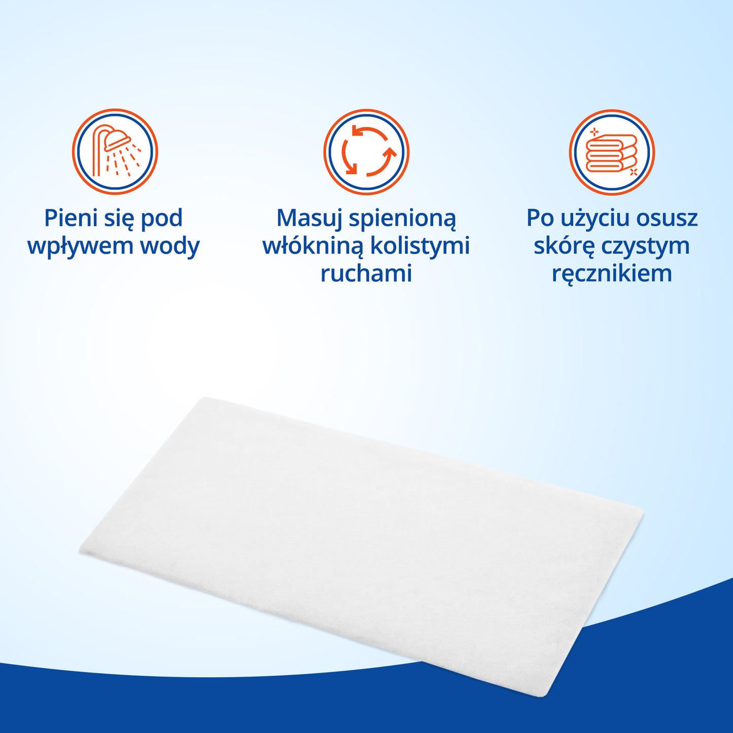 EasyFlow 20 kusů houbiček s tělovým mýdlem pro seniory a nemocné