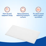 EasyFlow 20 kusů houbiček s tělovým mýdlem pro seniory a nemocné