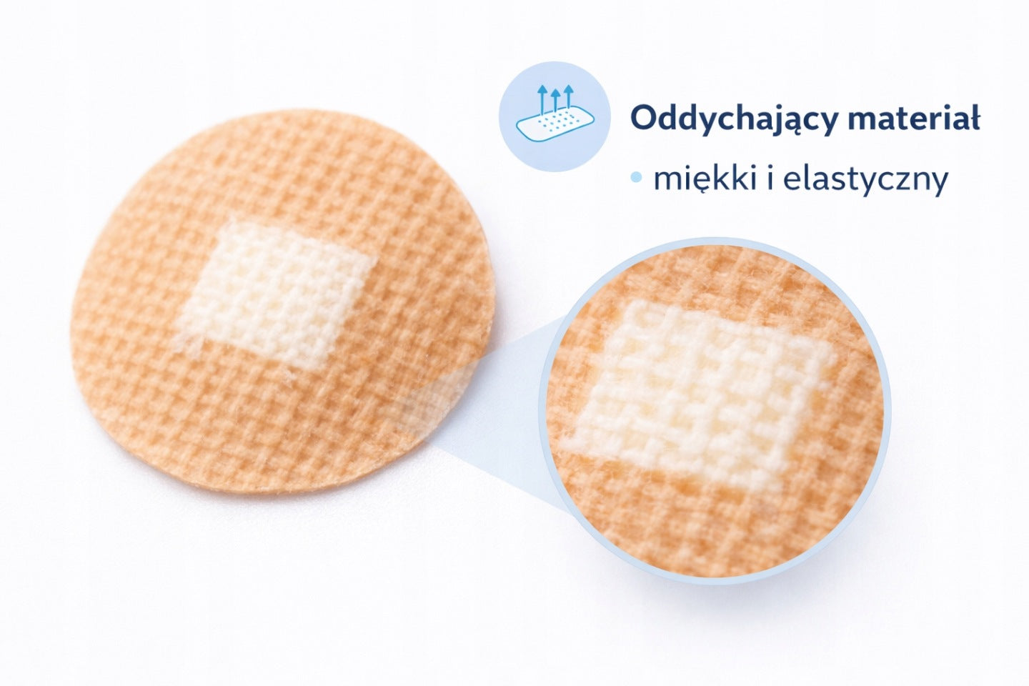 EASYFLOW Kulaté tečkované náplasti barvy kůže na mateřská znaménka, pihy 100ks