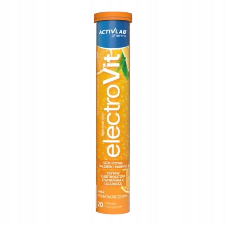 ElectroVit Activlab elektrolyty 20 šumivých tablet pomeranč hydratace