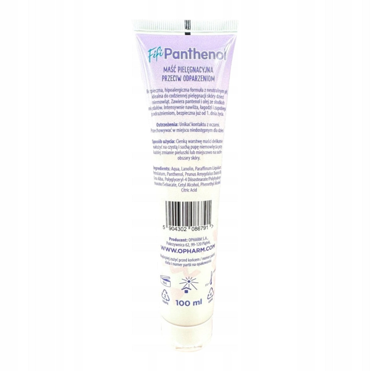 Maść na odparzenia dla niemowląt Fifi Panthenol 100 ml – od 1 d.ż.