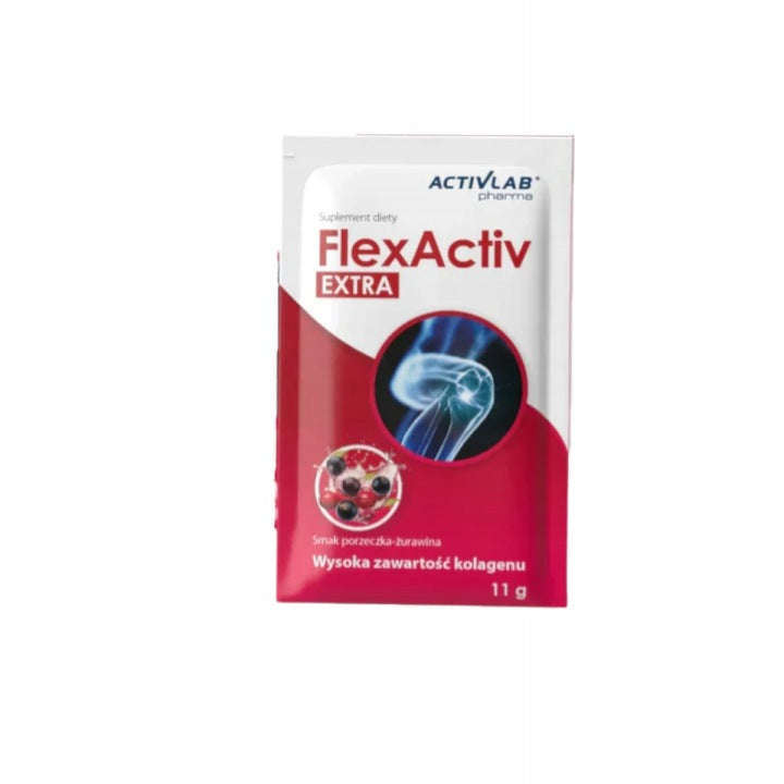 FlexActiv Extra Activlab 30 sáčků kolagen na klouby rybíz brusinka
