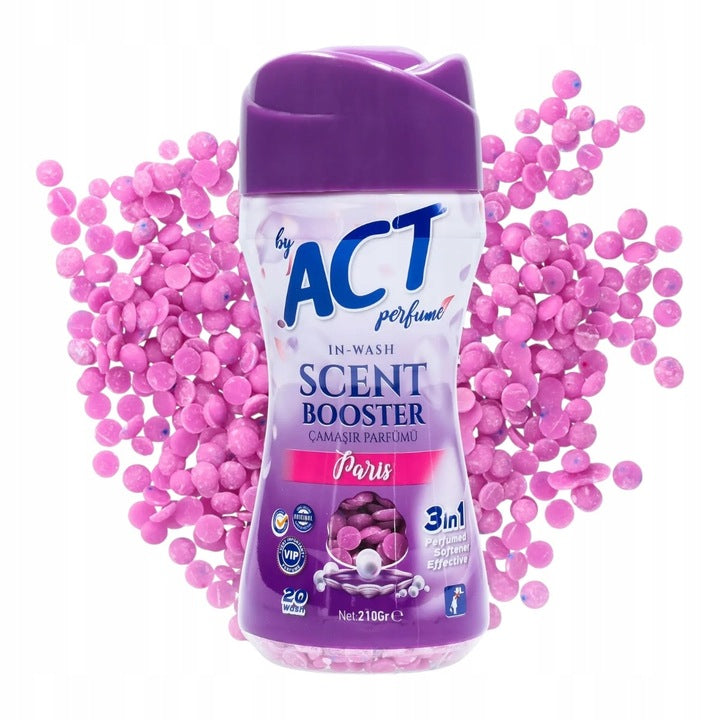 Vonné granule perličky pro posilovač praní ACT Perfume 3v1 Paris 210 g 