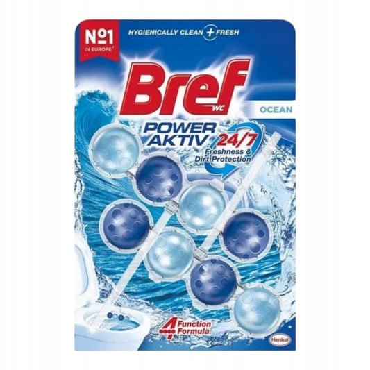 Bref Power Aktiv Ocean WC bloky do toalety 2x50g mořská vůně