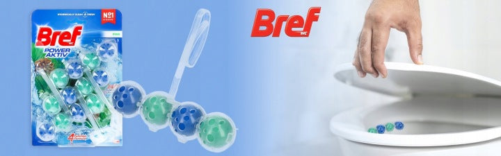 WC závěsy Bref Power Aktiv Pine 3x50g borovice