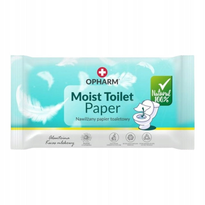 Nawilżany papier toaletowy Opharm Toilet Wipes 48 szt.