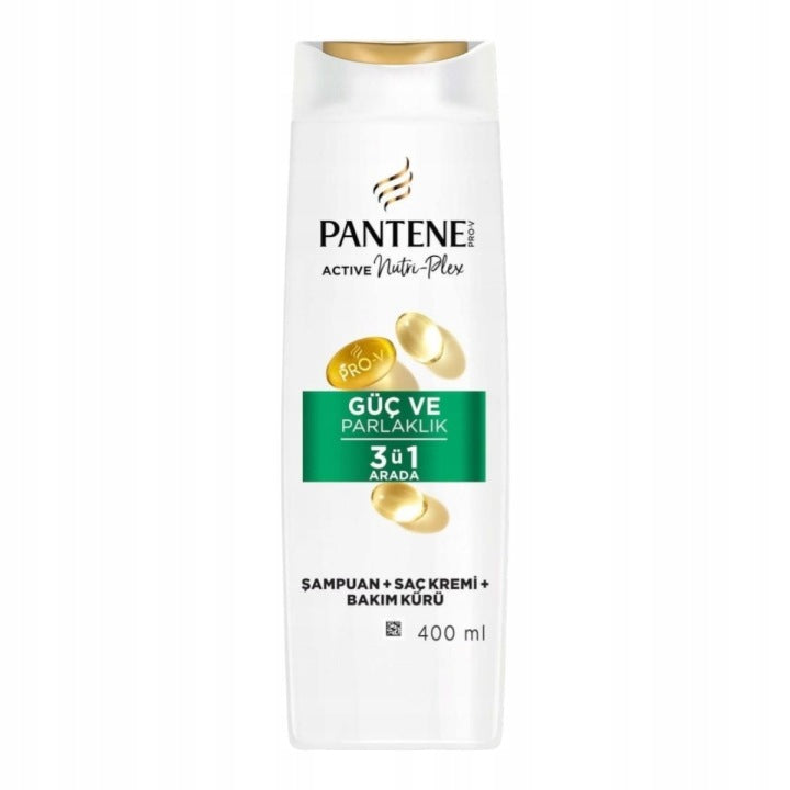 Pantene Pro-V 3v1 Šampon Kondicionér Pevnost a lesk 400ml slabé a matné vlasy