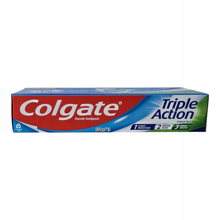 Zubní pasta Colgate Triple Action 100 ml – Trojitá síla pro váš úsměv