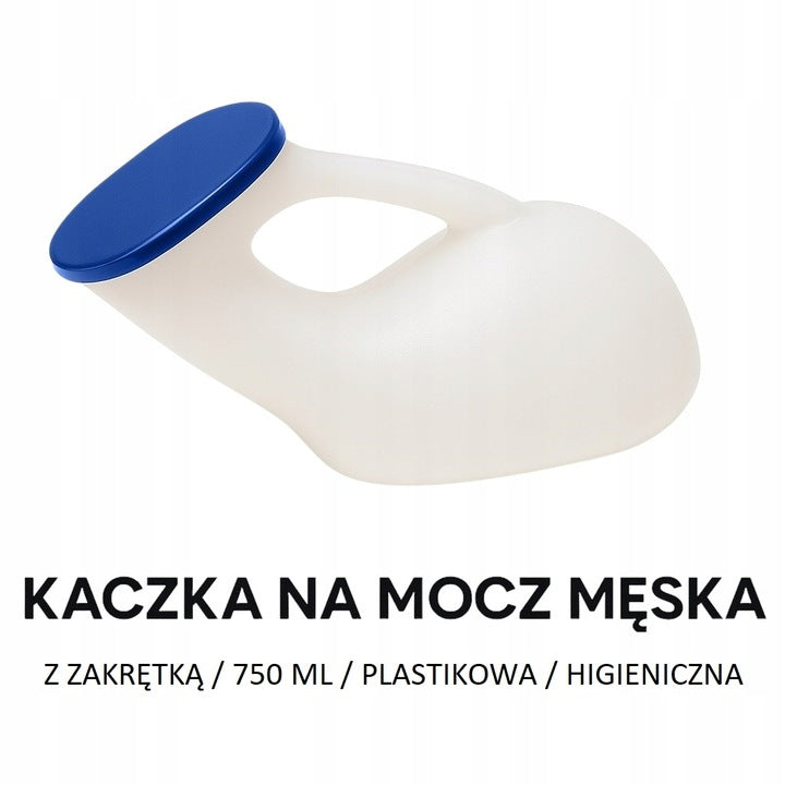 Plastikowy pojemnik na mocz - basen urologiczny kaczka męska EASYFLOW