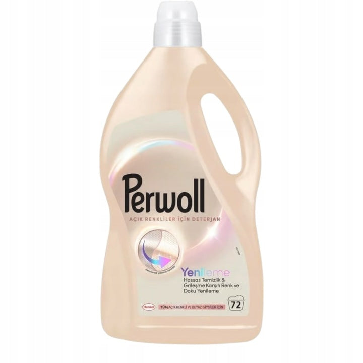 Perwoll Renew Light Colors tekutý prací prostředek na světlé a bílé prádlo 3,96 l