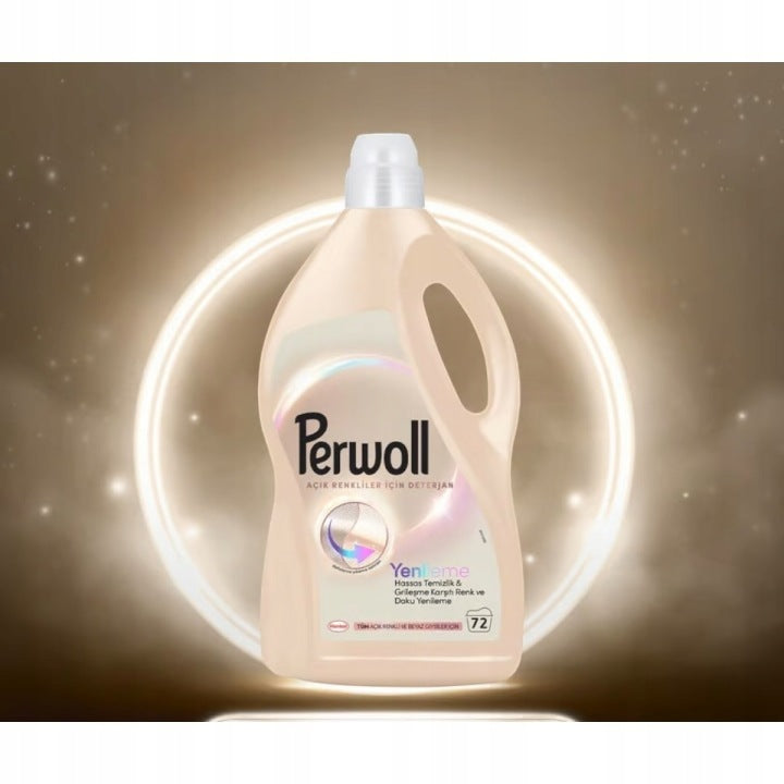 Perwoll Renew Light Colors tekutý prací prostředek na světlé a bílé prádlo 3,96 l