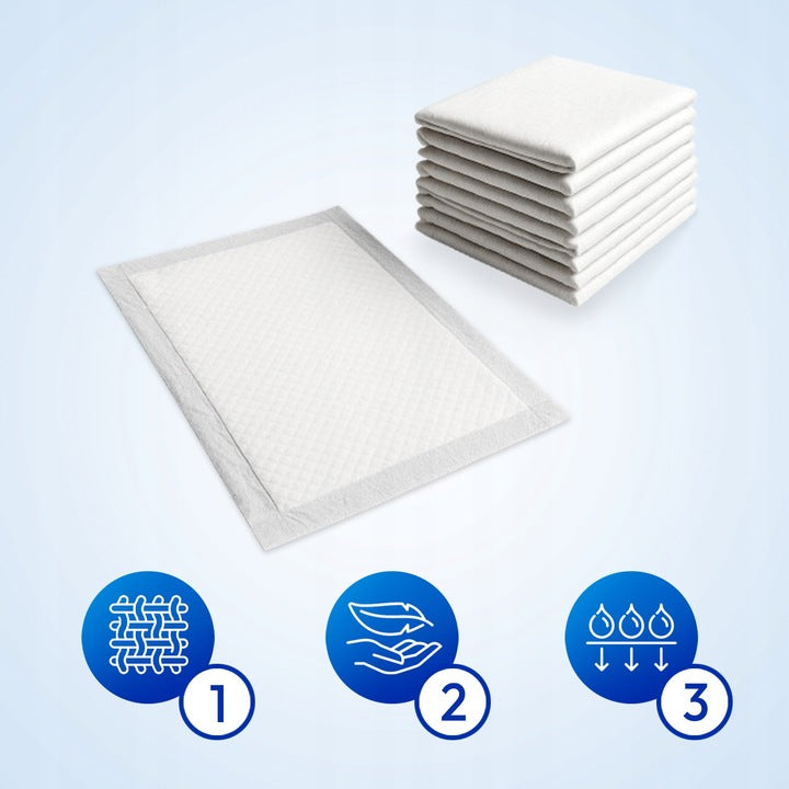 Podkłady higieniczne Easyflow 60x90 cm 30szt Chłonne Dla seniorów i dzieci